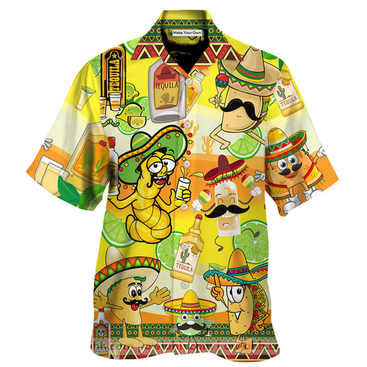 Magical Wine Tequila Water Fun People Hawaiian Shirt For Resort Days, Summer Events, And Comfortable Outdoor Activities