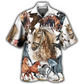 Artistic Horse Hawaiian Shirt For Warm Weather Adventures Parties And Daily Comfort