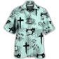 Coffee Faith Dog Sewing Hawaiian Shirt Artwork View For Weekend Travel And Beach Style