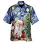 Christmas Shhhhh Secret Gift Hawaiian Shirt Pattern Detail For Vacation Travel And Daily Wear