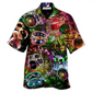 Drum Kit Two Five Hawaiian Shirt For Vacation Days And Relaxed Coastal Outings