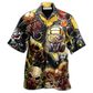 Skull Hawaiian Shirt For Beach Vacations Casual Parties And Warm Weather Style