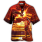 Bohemian Peace Hawaiian Shirt Design Detail For Sunny Adventures And Casual Wear