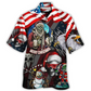 Skull Christmas US Flag Skeleton Eagle Vibe Hawaiian Shirt Artwork View For Coastal Escapes And Resort Style