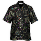 Neon Christmas Light Hawaiian Shirt Artwork View For Outdoor Gatherings