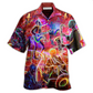 Jazz Music Slowly Hawaiian Shirt Artwork Detail For Tropical Trips And Casual Outings
