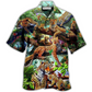 Leopard Animals Forest Hawaiian Shirt For Summer Vacation And Beach Travel