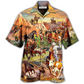 Cowboy Freedom Mountain Hawaiian Shirt For Warm Weather Adventures And Everyday Comfort