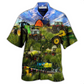 Tractor Promise Hawaiian Shirt Design View For Casual Summer Styling