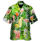 Tropical Cocktail Classy Summer Hawaiian Shirt Pattern View For Lightweight Everyday Style