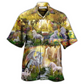 Horse Paradise Hawaiian Shirt For Summer Vacation And Beach Travel