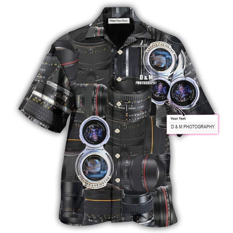 Photography Camera Photographer Personalized Hawaiian Shirt For Poolside Relaxation And Sunny Getaways