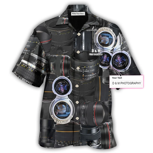 Photography Camera Photographer Personalized Hawaiian Shirt For Poolside Relaxation And Sunny Getaways