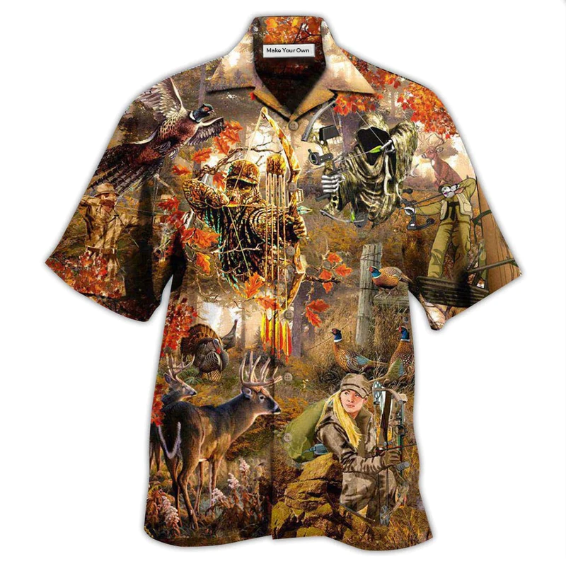 Hunting Bow Arrow History Mankind Hawaiian Shirt For Beach Parties And Weekend Getaways