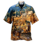 Deer Good Wild Free Hawaiian Shirt Pattern View For Relaxed Warm Weather Outfits