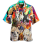 Cute Llama Hawaiian Shirt For Tropical Parties Vacation Travel And Casual Summer Style