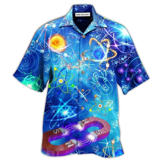 Blue Physical Therapy Pattern Hawaiian Shirt For Island Trips Summer Gatherings And Comfortable Daily Wear