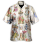 Owl Knitting Hawaiian Shirt Fabric Pattern Detail For Tropical Vacations