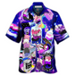 Rainbow Pride Gender Fluid Hawaiian Shirt Pattern View For Relaxed Warm Weather Outfits