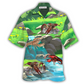 Crawfish Beautiful Forest Hawaiian Shirt Design Detail For Sunny Adventures And Casual Wear
