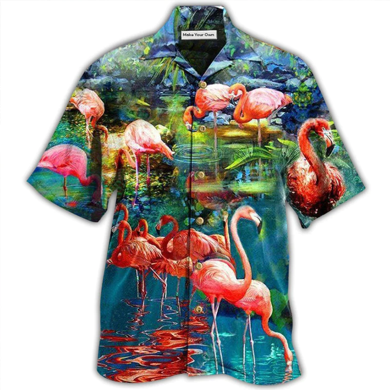 Flamingo Flamazing Hawaiian Shirt For Summer Events And Casual Outdoor Wear