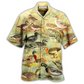 Vintage Duck Hawaiian Shirt For Beach Parties Vacation Travel And Relaxed Casual Style