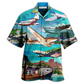 Airplane Island Aircraft Hawaiian Shirt For Warm Weather Adventures And Everyday Comfort