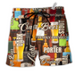 Beer Beach Shorts For Beach Days And Versatile Outdoor Wear