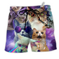 Cat Beach Shorts For Coastal Adventures And Travel Ready Comfort