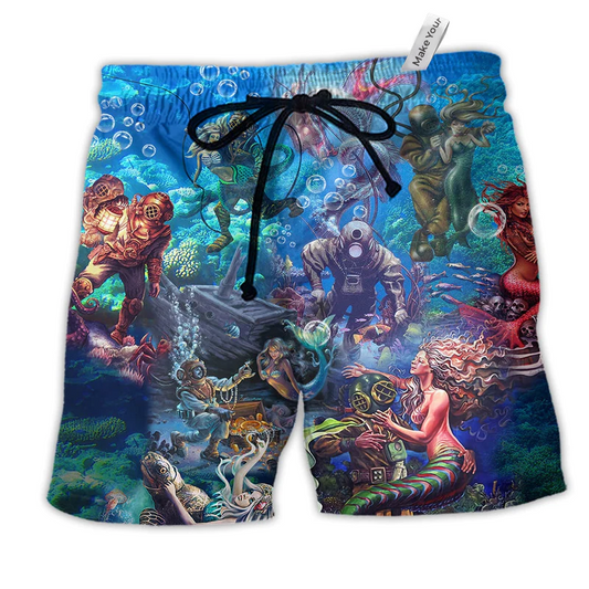 Ocean Blue Beach Shorts For Coastal Adventures And Laid Back Styling