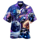 Skull Planet Galaxy Hawaiian Shirt Artwork View For Coastal Escapes And Resort Style