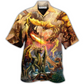 Dragon Fight Defend Territory Hawaiian Shirt For Warm Weather Adventures And Everyday Comfort