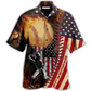Patriotic Baseball Hawaiian Shirt For Beach Getaways Resort Outings And Thoughtful Gifting