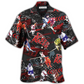 Hockey Racing Hawaiian Shirt Design View For Casual Summer Styling