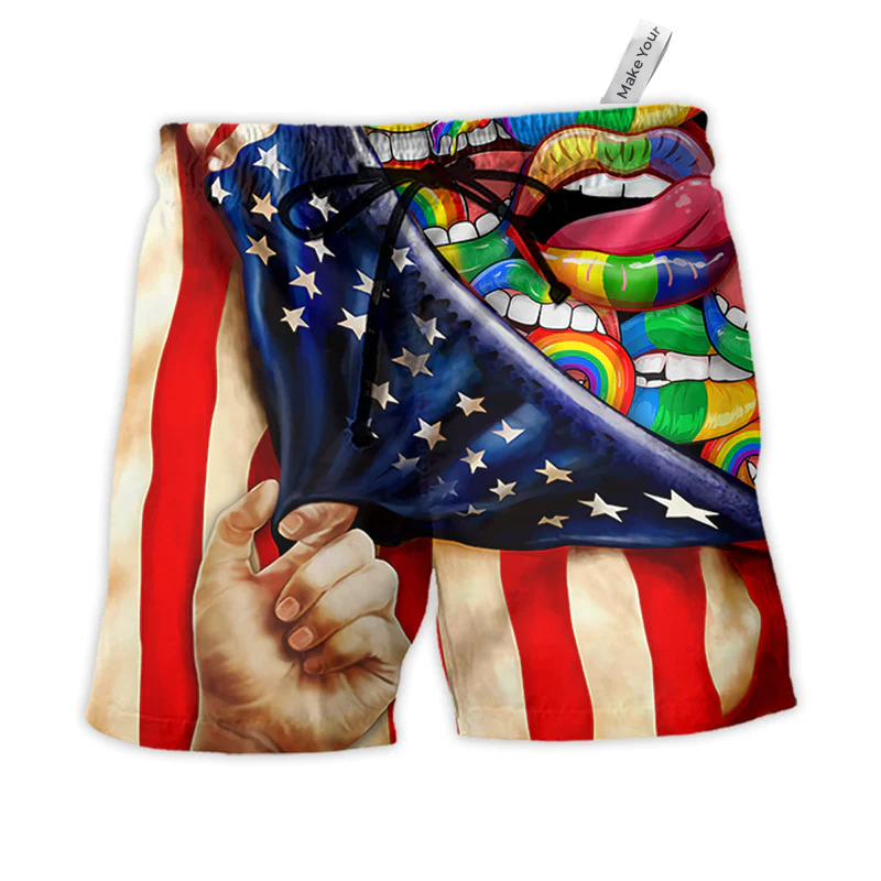 Rainbow Pride Beach Shorts For Oceanfront Escapes And Everyday Comfort