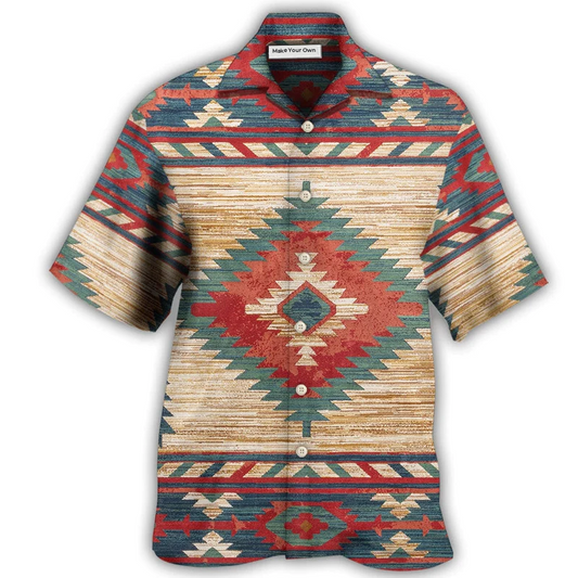 Bohemian Peace Amazing Hawaiian Shirt Design Detail For Beach Days And Holiday Travel