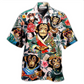 Cute Playful Monkey Hawaiian Shirt For Resort Holidays Beach Travel And Relaxed Casual Fashion