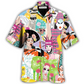 Drag Queen Sing Melody Hawaiian Shirt Artwork Detail For Resort Trips And Outdoor Activities