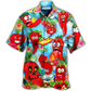 Funny Fruit Chili Peppers Hawaiian Shirt For Vacation Days And Relaxed Coastal Outings