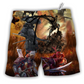 Samurai Knows His Duty And Guard His Honor Beach Shorts For Weekend Adventures And Comfort