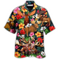 Happy Moose Animals Aloha Hawaiian Shirt For Warm Weather Adventures And Everyday Comfort