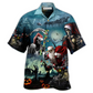 Christmas Skull Hawaiian Shirt For Beach Days Resort Trips And Relaxed Everyday Style