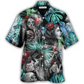 Tropical White Red Floral Skull Smoke Hawaiian Shirt For Coastal Adventures And Warm Weather Wear