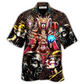 Africa Us Hawaiian Shirt Artwork Detail For Tropical Trips And Casual Outings