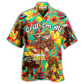 Funny Food Grill Em Barbecue Hawaiian Shirt Artwork Detail For Resort Trips And Outdoor Activities