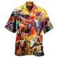 Artistic Bison Hawaiian Shirt For Resort Getaways Summer Adventures And Casual Gifting