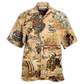 Norse Warrior Map War Hawaiian Shirt For Vacation Days And Relaxed Coastal Outings