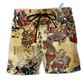 Samurai Perceive That Which Cannot Be Seen With Beach Shorts For Coastal Trips And Outdoor Wear
