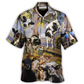 Australian Funny Cow Dancing Landscape Hawaiian Shirt Collar And Front View For Weekend Trips