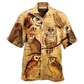 Vintage Owl Wise Hawaiian Shirt Artwork Detail For Resort Trips And Outdoor Activities